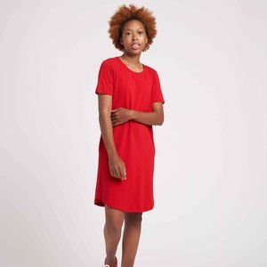 Universal Standard Halie T–Shirt Dress Red Size 2XS